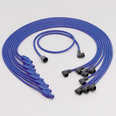 (image for) TAYLOR PLUG WIRES-8MM 180DG UNIVERSAL 8 CYL - BLUE - Click Image to Close