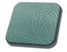 (image for) 64-67 COUPE UPHOLSTERED PACKAGE TRAY WITH SPEAKER HOLES - AQUA - Click Image to Close