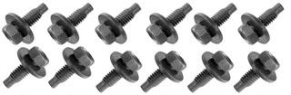 (image for) 65-68 FENDER BOLTS WITH DISC WASHERS - 12 PCS - Click Image to Close