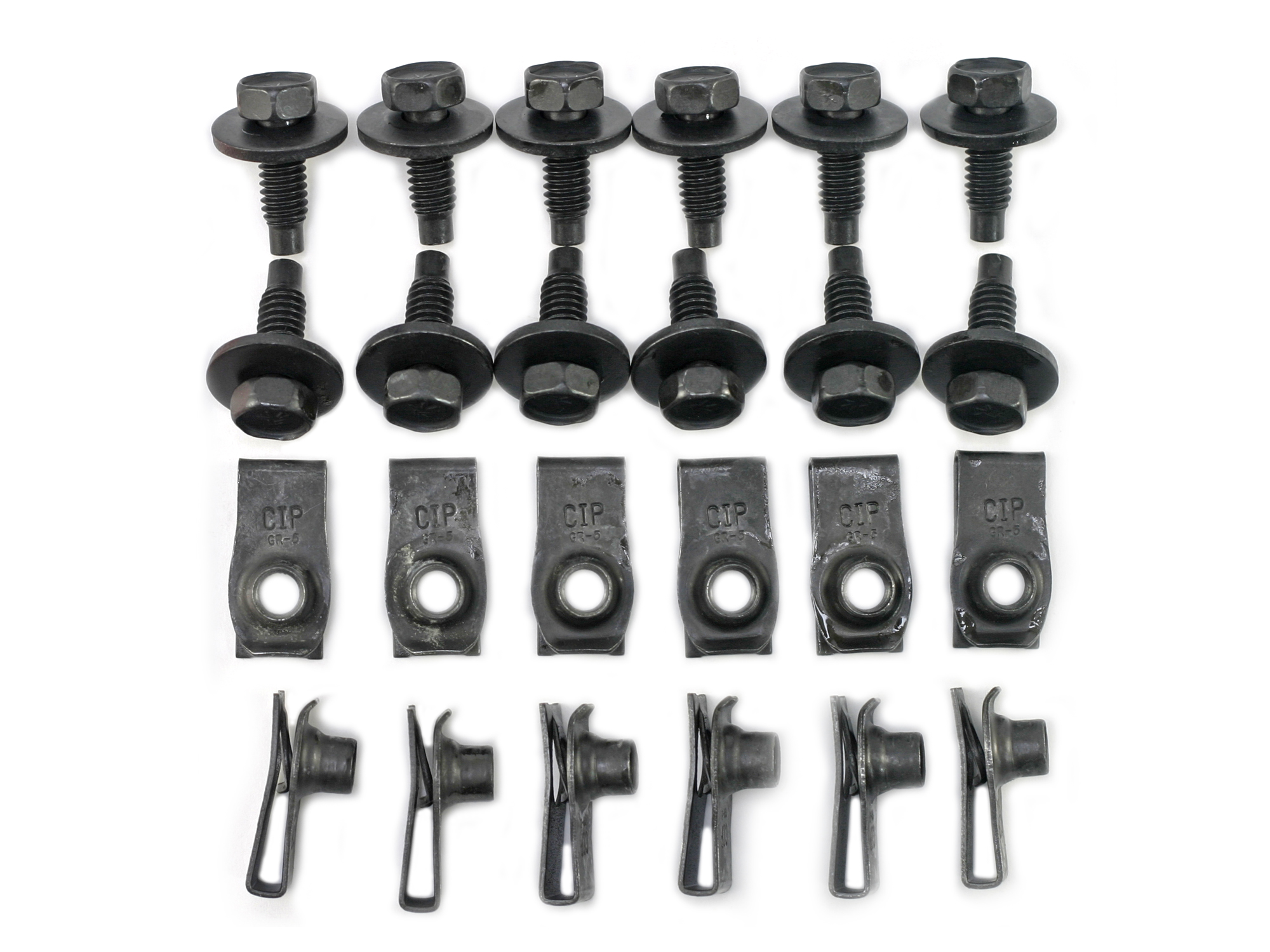 (image for) 65-68 FENDER BOLTS AND NUTS - 24 PCS - Click Image to Close