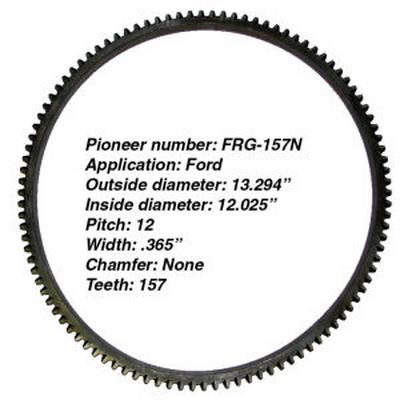 (image for) MANUAL TRANSMISSION FLYWHEEL 157 TOOTH RING GEAR - Click Image to Close