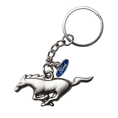 (image for) MUSTANG KEYCHAIN WITH FORD CHARM