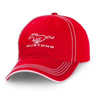 (image for) FORD MUSTANG HAT, RED - Click Image to Close