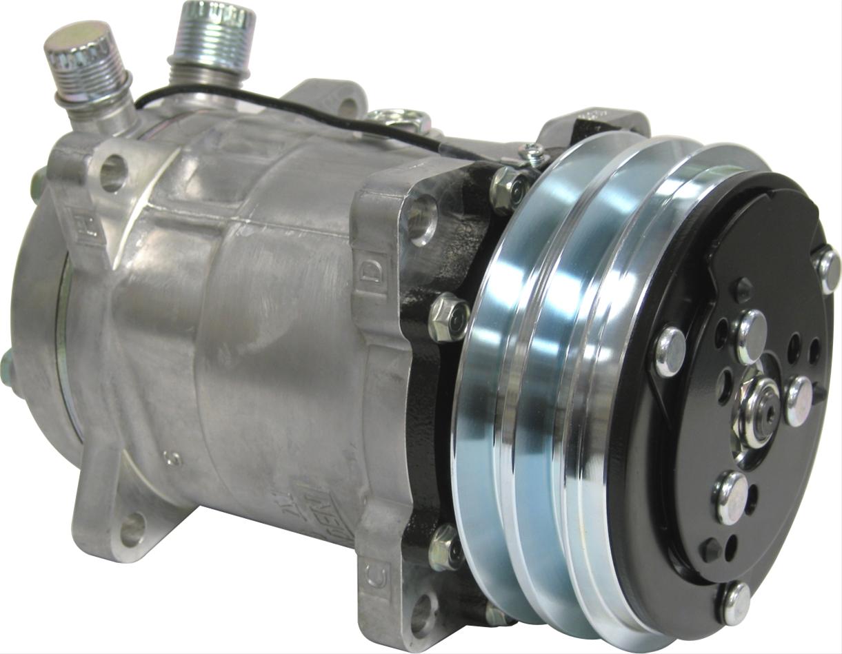 (image for) SANDEN 508 A/C 2-GROOVE V-BELT COMPRESSOR - 134A