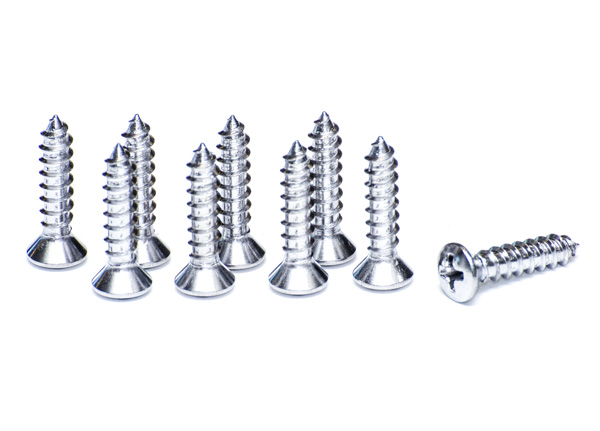 (image for) 67-68 DOOR SILL PLATE SCREW HARDWARE - 9 PCS ONE SIDE - Click Image to Close