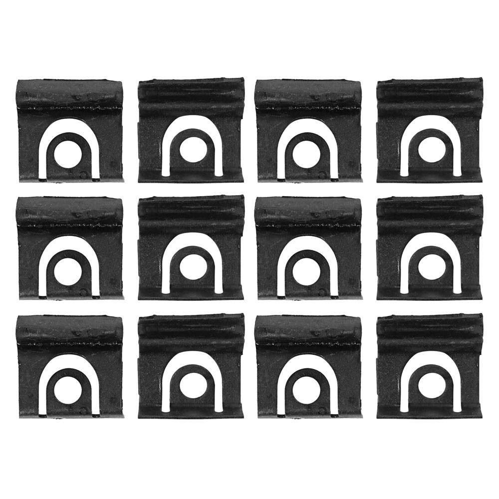 (image for) 64-65 EARLY WINDSHIELD MOLDING CLIPS 12pcs - Click Image to Close