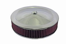 (image for) 14" X 3" ROUND ALUMINUM AIR CLEANER - Click Image to Close