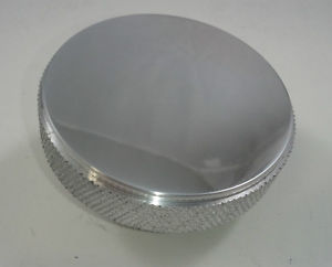 (image for) POLISHED ALUMINUM ROUND RADIATOR CAP - 16 LBS - Click Image to Close