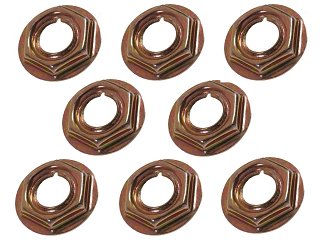 (image for) 67-68 DASH BEZEL MOUNTING HARDWARE NUT KIT - 13 PCS