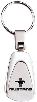 (image for) KEY CHAIN - TEARDROP MUSTANG WITH TRI-BAR