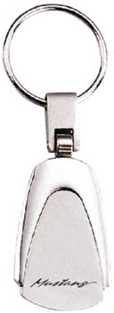 (image for) TEARDROP KEY CHAIN - MUSTANG SCRIPT - Click Image to Close