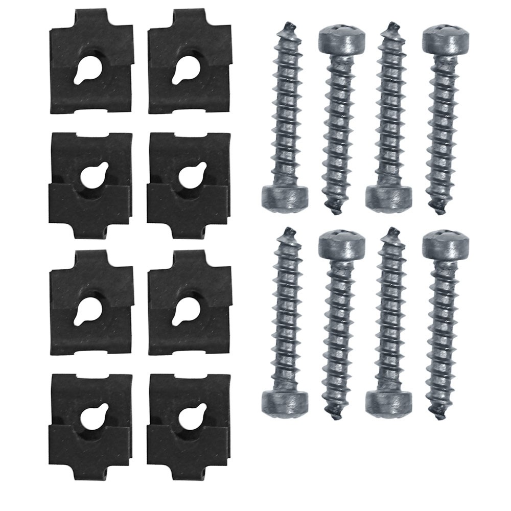(image for) 65-66 HEADLIGHT DOOR SCREWS AND NUTS - 16 PCS - Click Image to Close
