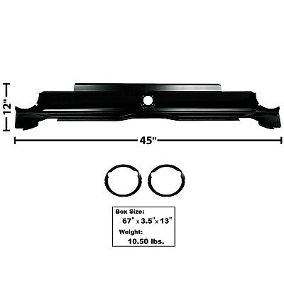 (image for) 64-65 FORD FALCON TAIL LAMP PANEL W/ TAIL LAMP MOUNTING PLATES - Click Image to Close