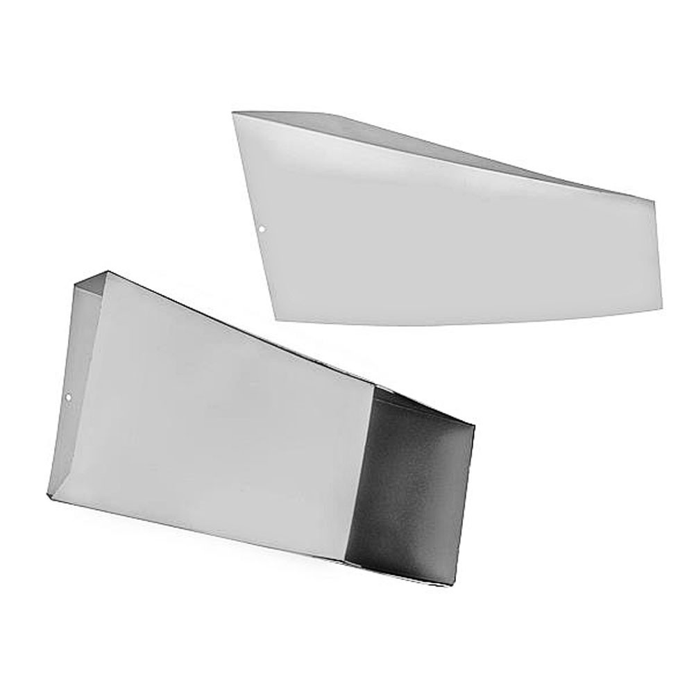 (image for) 67-68 FASTBACK SIDE QUARTER PANEL BRAKE DUCTS W/WELD-THRU PRIME - Click Image to Close