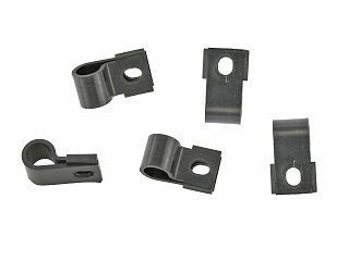 (image for) WIRE TIE FOR HOOD MOUNTED TURN SIGNAL WIRING- (5 pcs) - BLACK - Click Image to Close