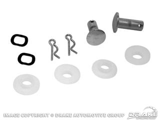 (image for) 64-68 CONVERTIBLE TOP CHROME CLEVIS PIN KIT - Click Image to Close