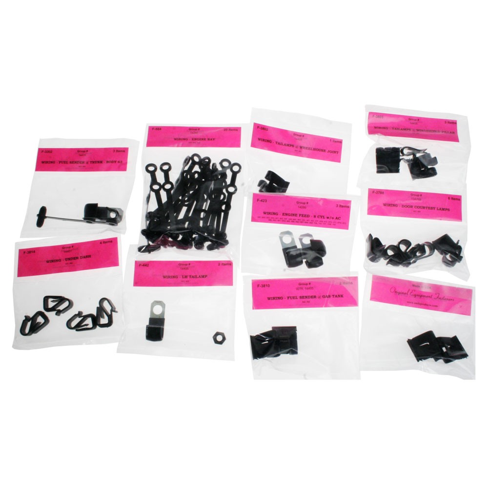 (image for) 65-66 MASTER WIRING CLIP KIT - Click Image to Close