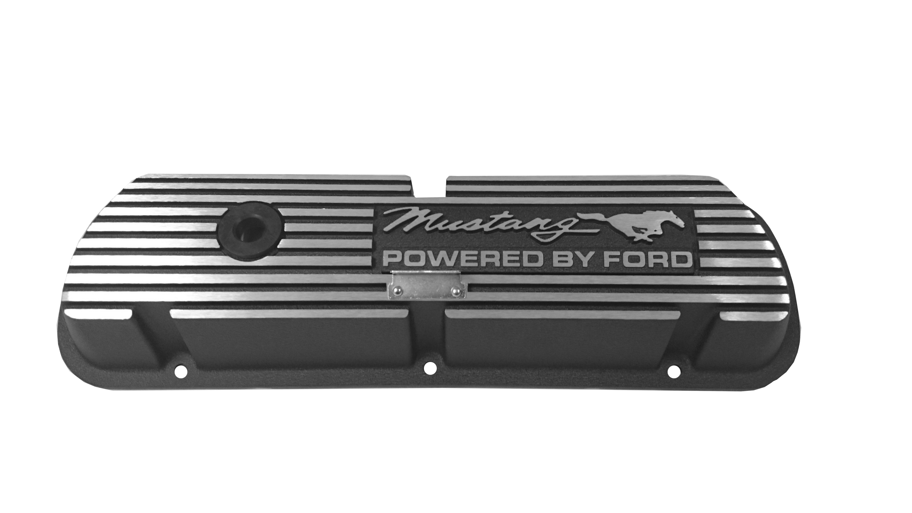 (image for) MUSTANG SCRIPT SMALL BLOCK VALVE COVERS - Click Image to Close