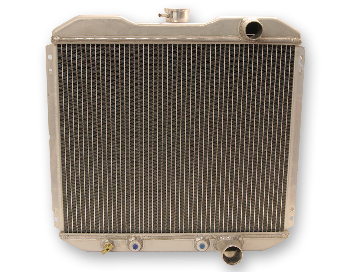 (image for) 67-69 BOLT-IN ALUMINUM RADIATOR - V8 - 2 ROW - Click Image to Close