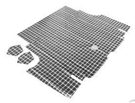 (image for) 67-68 REPLACEMENT TRUNK MAT CP/CV - PLAID - Click Image to Close