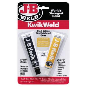 (image for) J-B KWIK WELD - QUICK SETTING STEEL REINFORCED TWO PART EPOXY - Click Image to Close