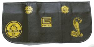 (image for) SHELBY FENDER COVER - BLACK/GOLD - Click Image to Close