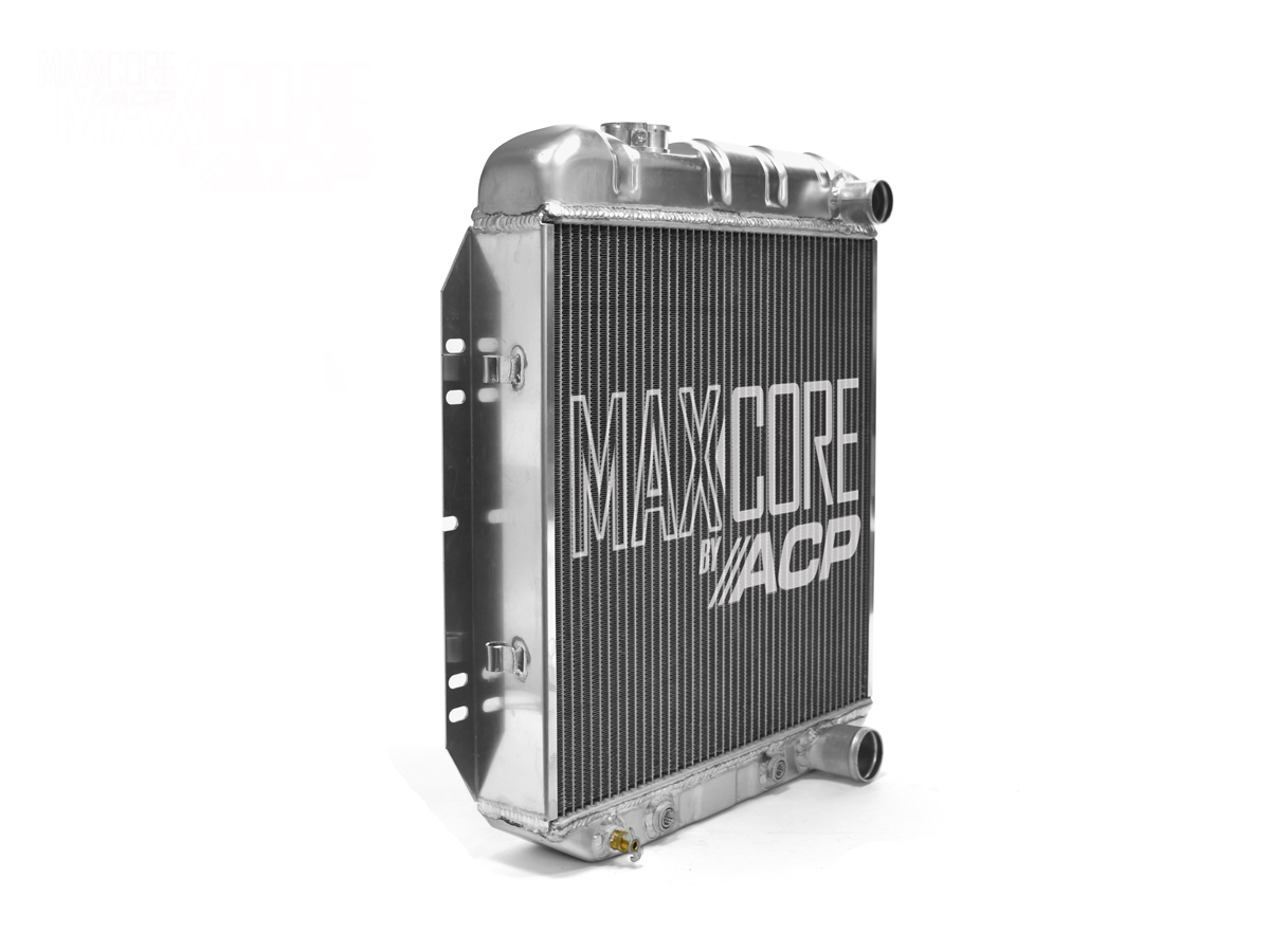 (image for) 65-66 V8 MAXCORE ALUMINUM RADIATOR - 2 ROW PERFORMANCE - Click Image to Close