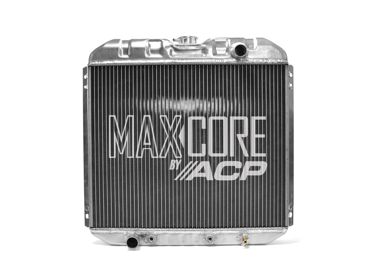 (image for) 67-69 6 CYL MAXCORE ALUMINUM RADIATOR - 2 ROW PERFORMANCE