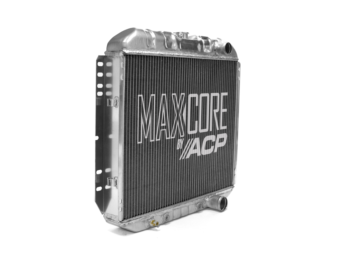 (image for) 67-69 289/302/351W MAXCORE ALUMINUM 2 ROW PERFORMANCE RADIATOR - Click Image to Close
