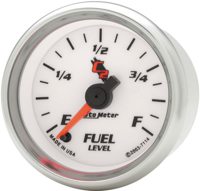 (image for) AUTO METER - C2 FUEL LEVEL - PROGRAMMABLE - 2 1/16" - Click Image to Close