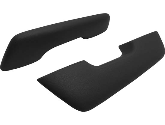 (image for) 60-64 FALCON ARM REST PADS - STANDARD - BLACK - PAIR - Click Image to Close