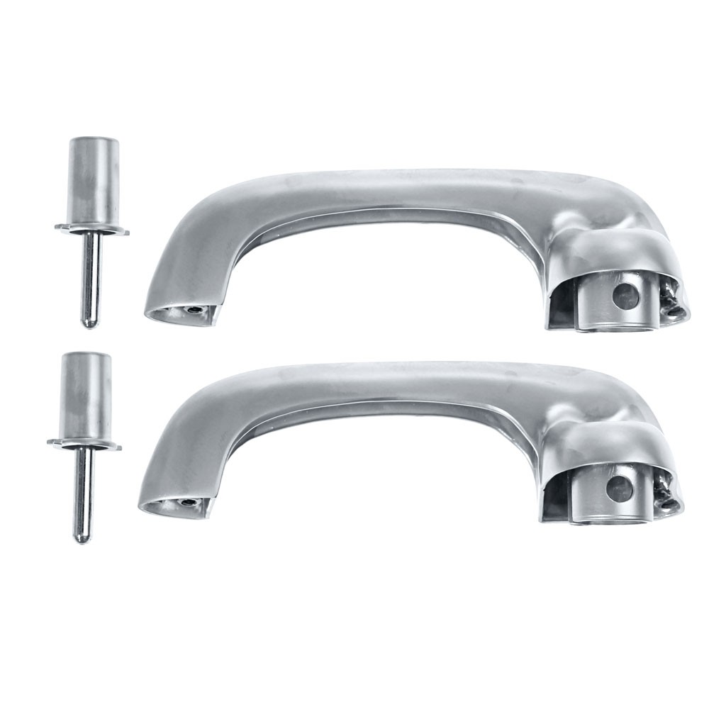(image for) 65-66/69-70 OUTER DOOR HANDLES-SATIN - Click Image to Close