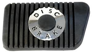 (image for) 64 1/2 DISC BRAKE PEDAL PAD - (MANUAL TRANS) - Click Image to Close