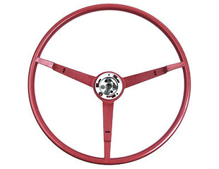 (image for) 64-1/2 GENERATOR STEERING WHEEL - RED - Click Image to Close
