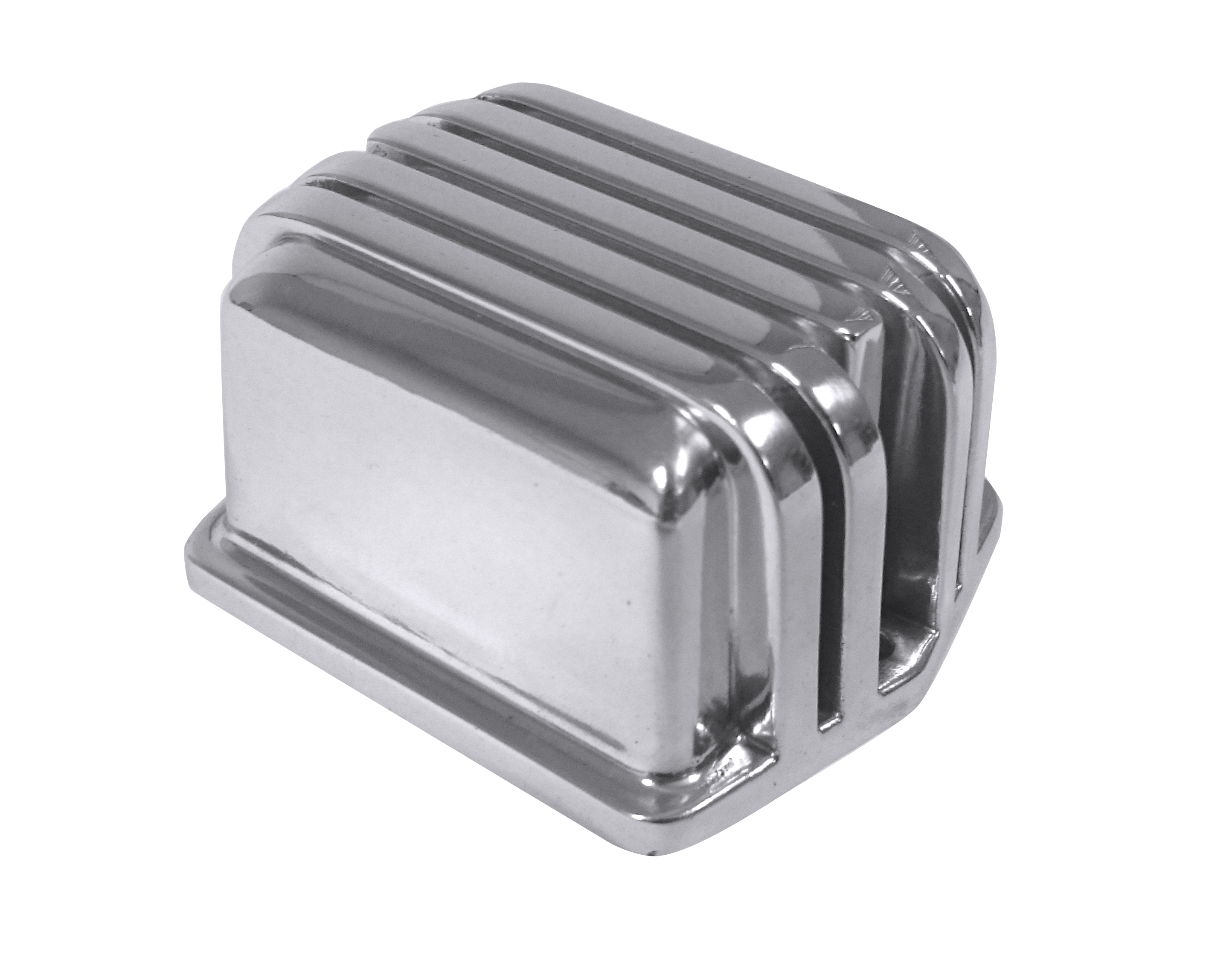 (image for) 65-73 VOLTAGE REGULATOR COVER - POLISHED ALUMINUM - Click Image to Close