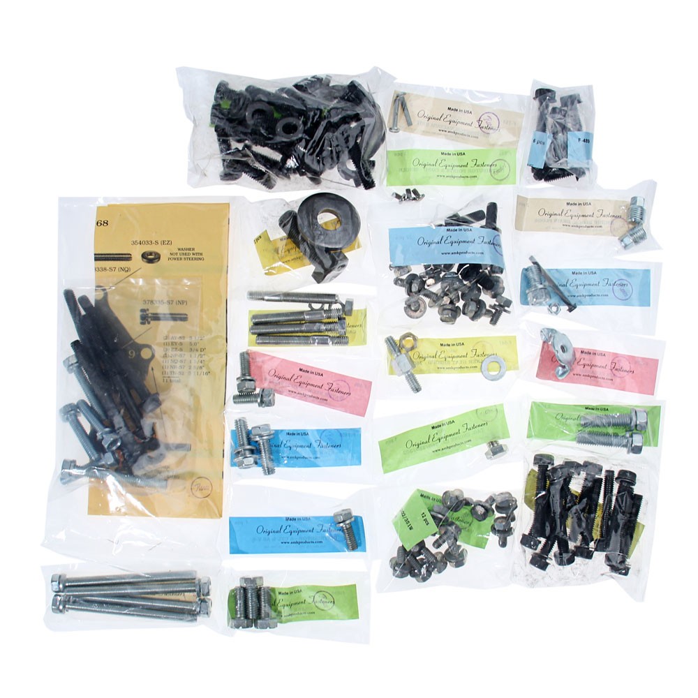 (image for) 65 289 ENGINE BOLT KIT - IRON WATER PUMP - WITH ALTERNATOR - Click Image to Close