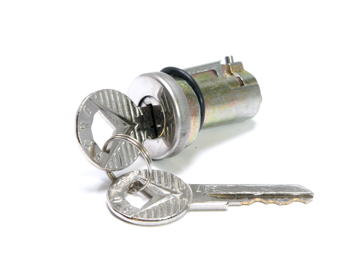 (image for) 65-66 TRUNK LOCK CYLINDER - WITH KEYS - Click Image to Close