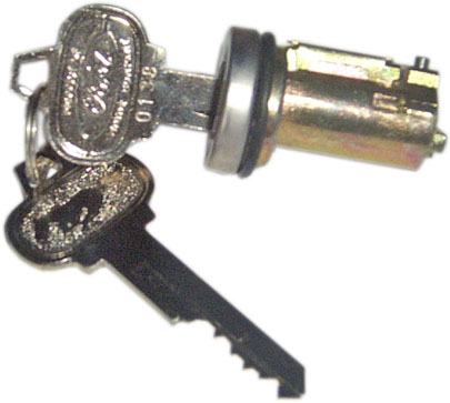 (image for) 65-66 TRUNK LOCK CYLINDER - PONY KEYS - Click Image to Close