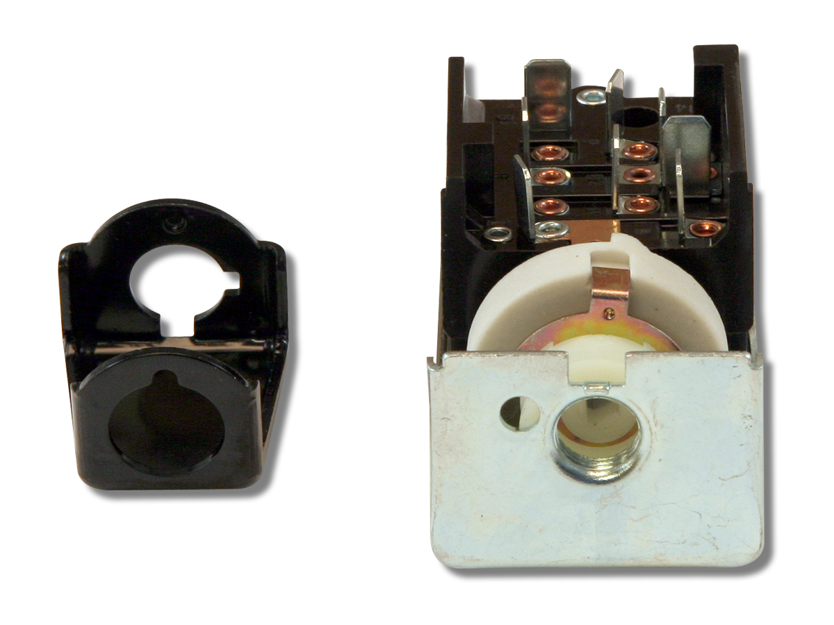(image for) 64-65 BEFORE 8/17/64 HEADLIGHT SWITCH W/GENERATOR - W/SPACER - Click Image to Close