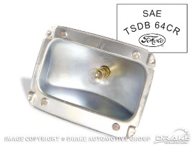 (image for) 65-66 TAIL LIGHT HOUSING WITH LOGO - Click Image to Close