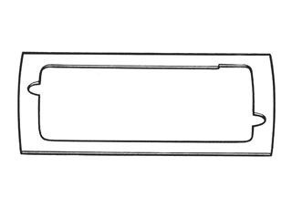 (image for) 65-66 INTERIOR DOOR LAMP GASKET (PAIR) - Click Image to Close