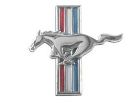(image for) 65-66 ALL, 67-68 6 CYL LH FENDER HORSE EMBLEM - Click Image to Close