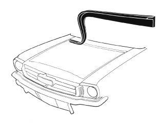 (image for) 65-66 HOOD TO FIREWALL WEATHERSTRIP - Click Image to Close