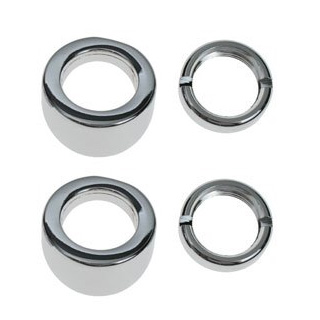 (image for) 64-65 WIPER BEZEL & NUT KIT - Click Image to Close