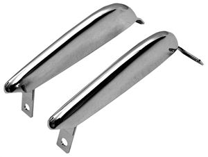 (image for) 65-66 FRONT BUMPER GUARDS - LH & RH - Click Image to Close