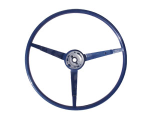 (image for) 65 STEERING WHEEL - BLUE - REPRODUCTION - Click Image to Close