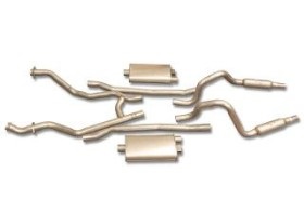 (image for) 65-66 "K" CODE GT DUAL EXHAUST KIT WITH RESONATORS - Click Image to Close
