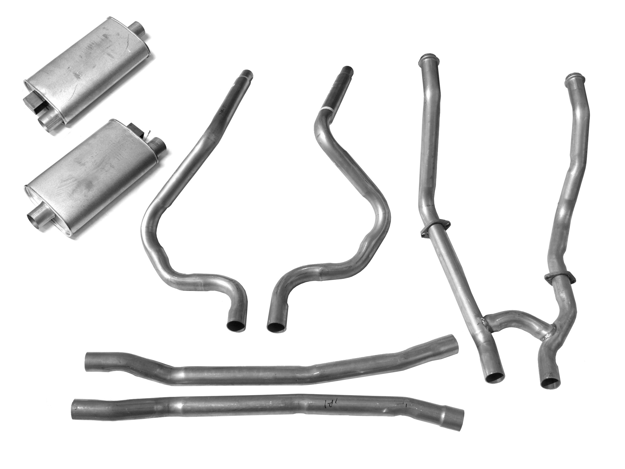(image for) 65-68 DUAL EXHAUST KIT, 2" - Click Image to Close