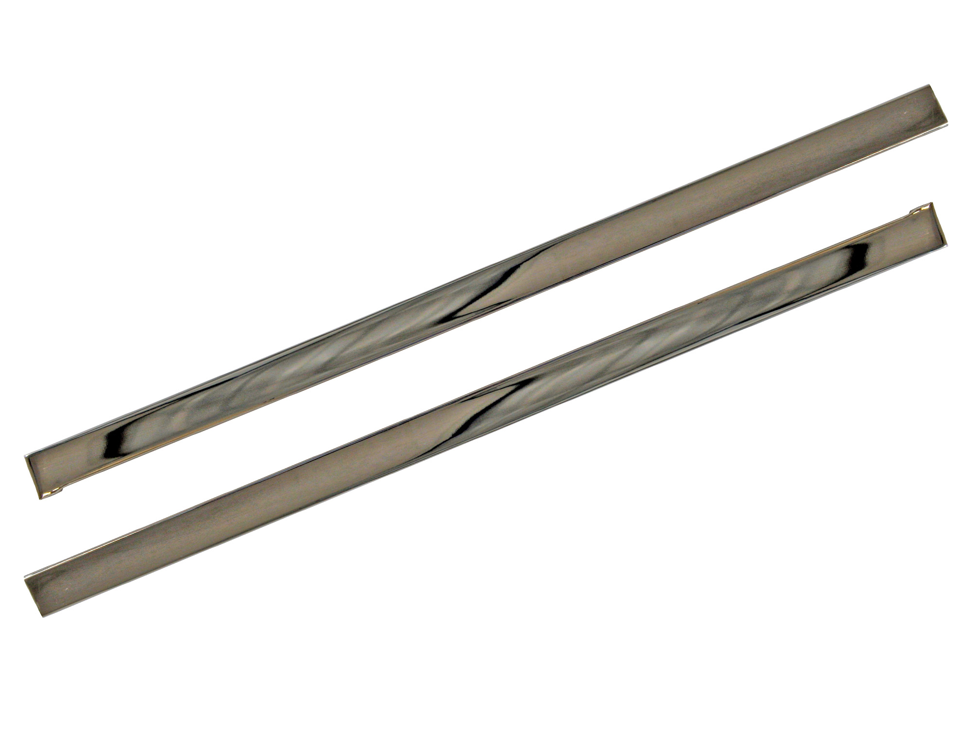 (image for) 65-66 PONY STAINLESS STEEL KICK PANEL TRIM - PAIR