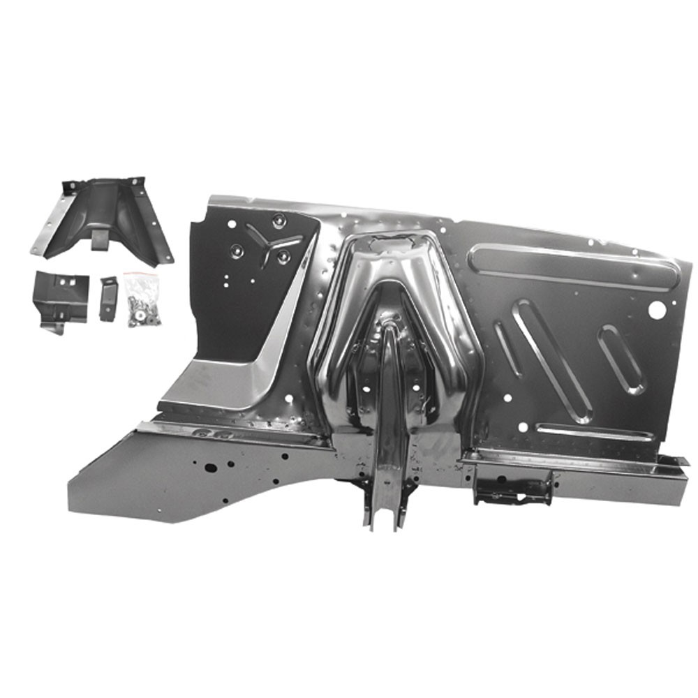 (image for) 65-66 LH SHOCK TOWER WITH FENDER APRONS - COMPLETE
